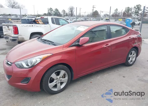 2011 Hyundai Elantra Gls (Ulsan Plant) z USA, uszkodzony, nr VIN KMHDH4AE7BU118324